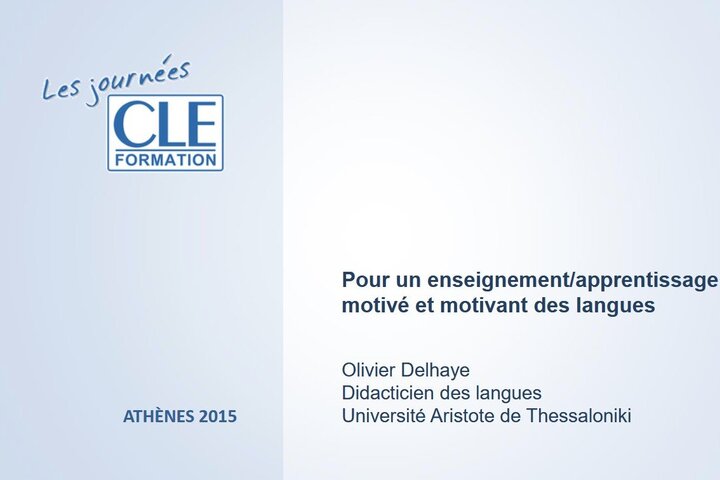 Former des apprenants motivés : repenser l'enseignement des langues