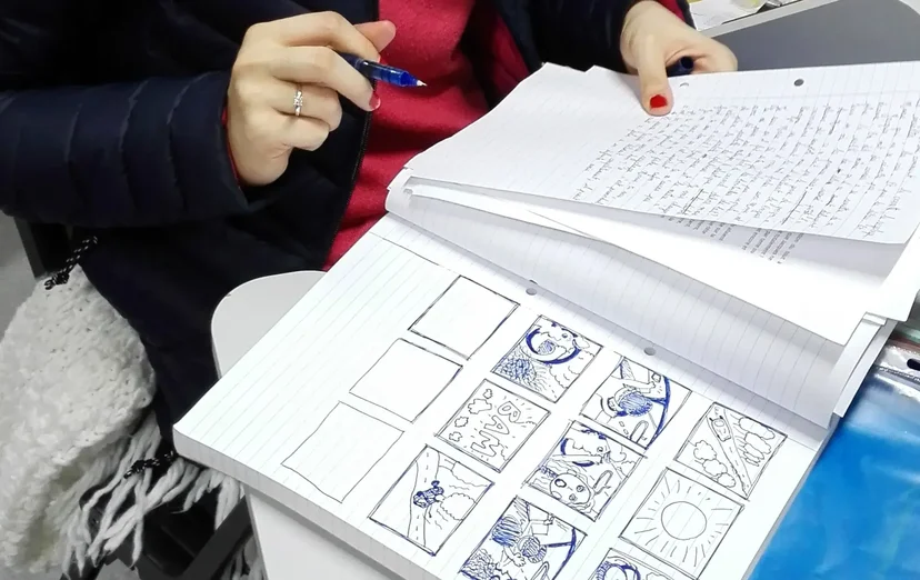 La BD comme levier d'écriture en FLE (niveau B2)