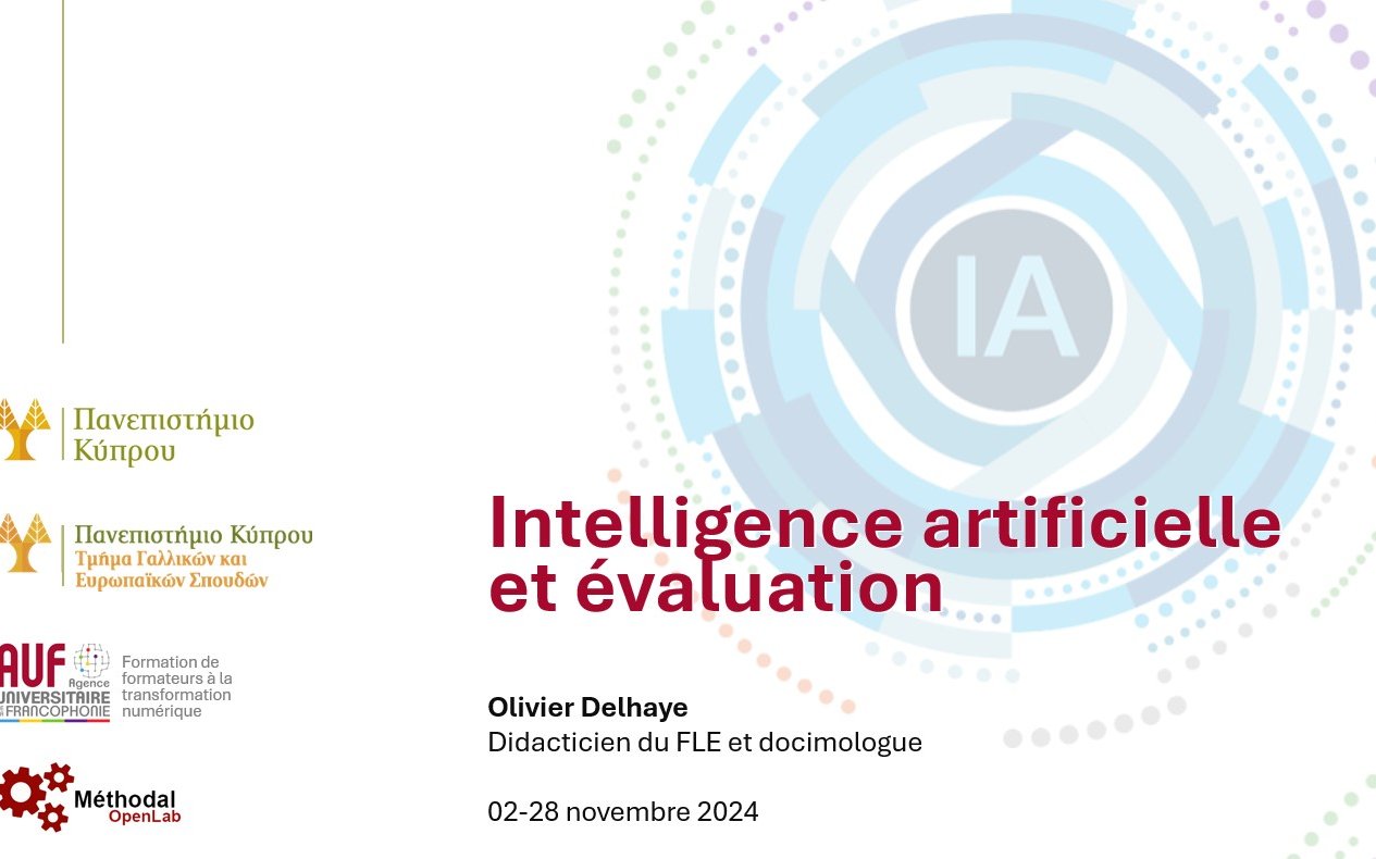 Intelligence artificielle et évaluation