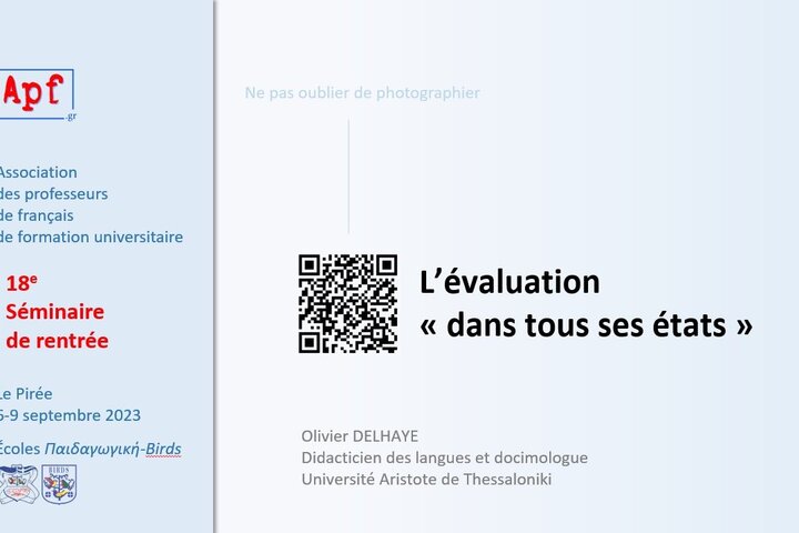 L'évaluation «<small class="fine d-inline"> </small>dans tous ses états<small class="fine d-inline"> </small>»
